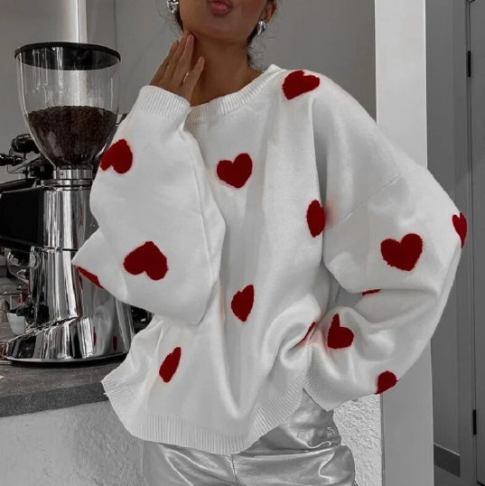 Heart Love Knitted Sweater ( Buy 1 Get 1 Free ❤️) – Shopglam